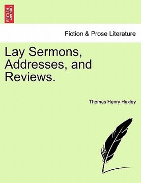portada lay sermons, addresses, and reviews. (en Inglés)