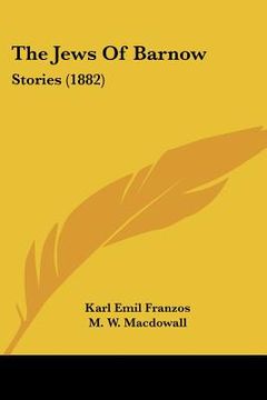 portada the jews of barnow: stories (1882) (en Inglés)