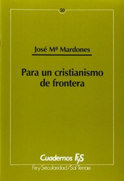 portada Para un cristianismo de frontera (Cuadernos FyS)