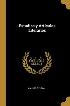 portada Estudios y Artículos Literarios (in Spanish)