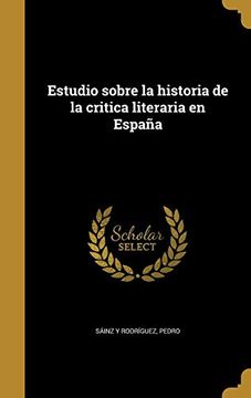 portada Estudio Sobre la Historia de la Critica Literaria en España