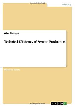 portada Technical Efficiency of Sesame Production