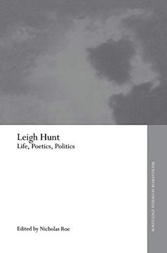 portada Leigh Hunt (Routledge Studies in Romanticism) (in English)