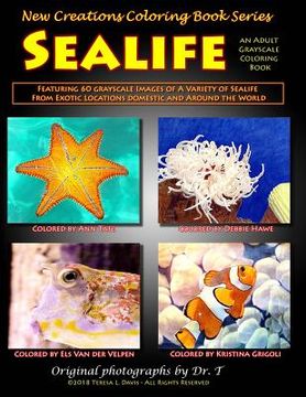 portada New Creations Coloring Book Series: Sealife (en Inglés)