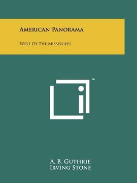 portada american panorama: west of the mississippi