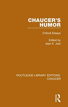 portada Chaucer'S Humor: Critical Essays (Routledge Library Editions: Chaucer) (in English)