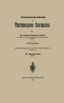 portada Arzneitaschenbuch zur Pharmacopoea Germanica (German Edition)