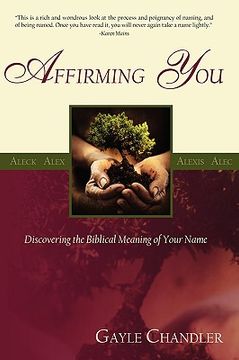 portada affirming you: discovering the biblical meaning of your name (en Inglés)