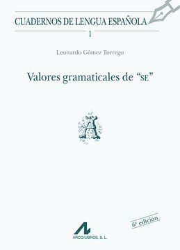 portada Valores Gramaticales de se (a) (Cuadernos de Lengua Española) (in Spanish)