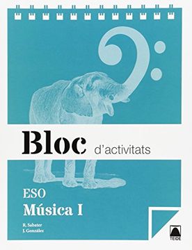portada Música, 1 ESO. Bloc d activitats (Paperback) (en Catalá)