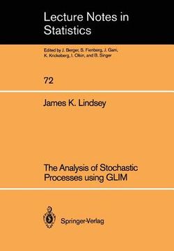 portada the analysis of stochastic processes using glim (en Inglés)