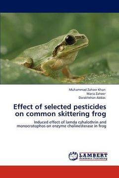 portada effect of selected pesticides on common skittering frog