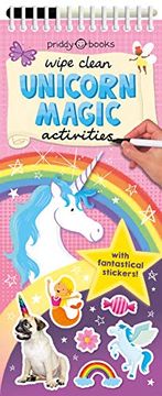 portada Wipe Clean Activities: Unicorn Magic: With Fantastical Stickers! (Wipe Clean Activity Books) (en Inglés)