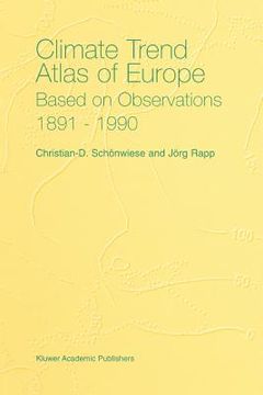 portada climate trend atlas of europe - based on observations 1891-1990 (en Inglés)