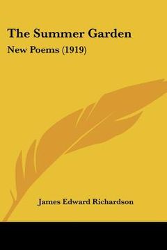 portada the summer garden: new poems (1919) (en Inglés)