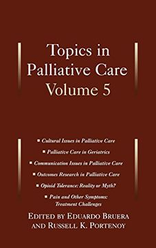 portada Topics in Palliative Care, Volume 5: Vol 5 (in English)
