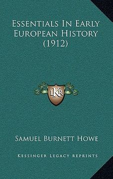 portada essentials in early european history (1912) (in English)