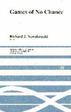 portada Games of no Chance Hardback (Mathematical Sciences Research Institute Publications) (en Inglés)
