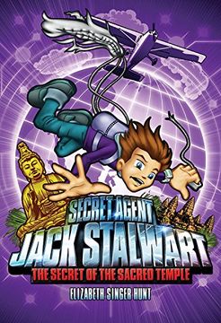 portada Secret Agent Jack Stalwart: Book 5: The Secret of the Sacred Temple: Cambodia (The Secret Agent Jack Stalwart Series) (in English)