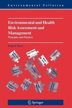 portada environmental and health risk assessment and management: principles and practices (en Inglés)