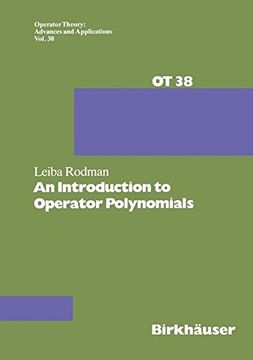portada An Introduction to Operator Polynomials (Operator Theory: Advances and Applications)