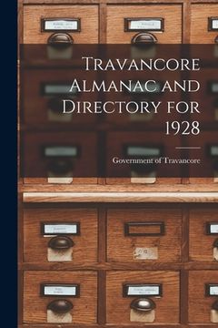 portada Travancore Almanac and Directory for 1928 (en Inglés)