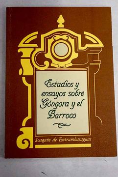 portada Estudios y Ensayos Sobre Gongora y el Barroco