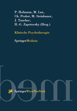 portada Klinische Psychotherapie (en Alemán)