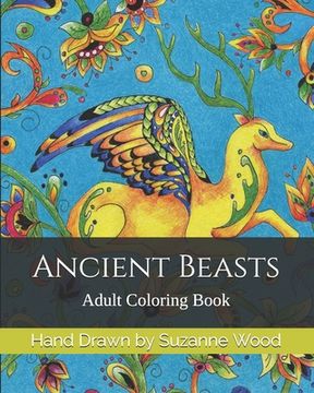 portada Ancient Beasts: Adult Coloring Book (en Inglés)