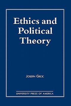 portada ethics and political theory (en Inglés)