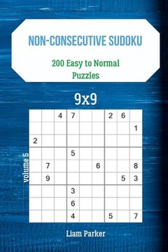 portada Non-Consecutive Sudoku - 200 Easy to Normal Puzzles 9x9 vol.5 (in English)