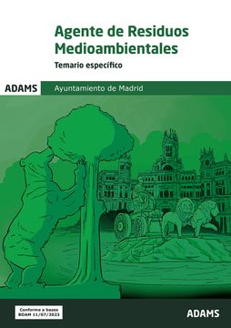 portada Temario Específico Agentes de Residuos Medioambientales Ayuntamiento de Madrid