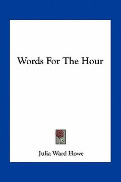 portada words for the hour (en Inglés)