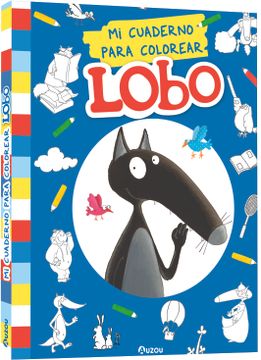 portada Mi Cuaderno Para Colorear Lobo (in Spanish)