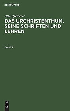 portada Das Urchristenthum, Seine Schriften und Lehren (in German)
