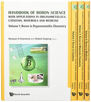 portada Handbook of Boron Science: With Applications in Organometallics, Catalysis, Materials and Medicine (in 4 Volumes)