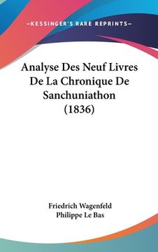 portada Analyse Des Neuf Livres De La Chronique De Sanchuniathon (1836) (in French)