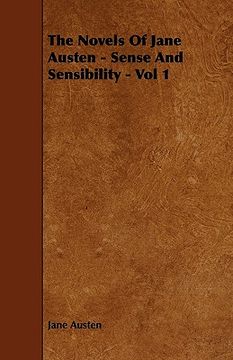 portada the novels of jane austen - sense and sensibility - vol 1 (en Inglés)