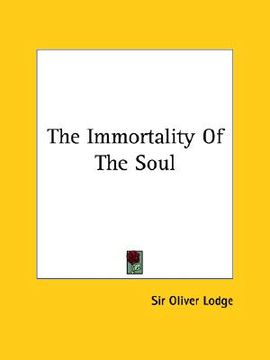 portada the immortality of the soul (en Inglés)