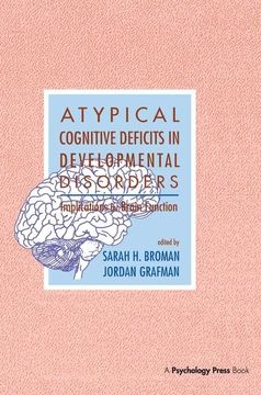 portada Atypical Cognitive Deficits in Developmental Disorders (en Inglés)