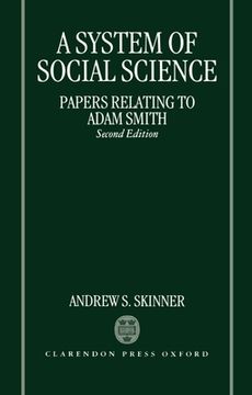 portada A System of Social Science: Papers Relating to Adam Smith (in English)