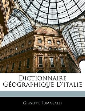 portada Dictionnaire Géographique D'italie