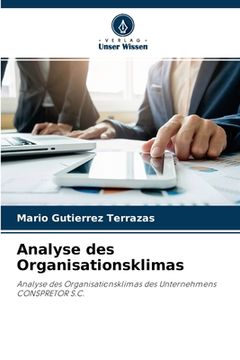 portada Analyse des Organisationsklimas (en Alemán)