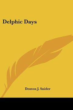 portada delphic days (in English)