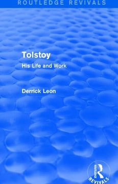 portada Tolstoy (Routledge Revivals): His Life and Work (in English)