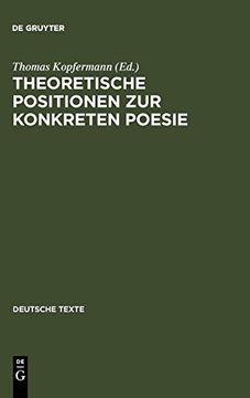 portada Theoretische Positionen zur Konkreten Poesie (en Alemán)