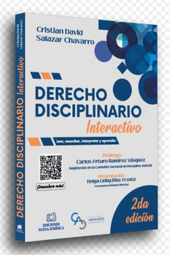 portada Derecho Disciplinario Interactivo -2da Edición-