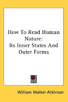 portada how to read human nature: its inner states and outer forms