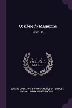 portada Scribner's Magazine; Volume 53 (in English)