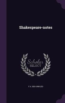 portada Shakespeare-notes (en Inglés)